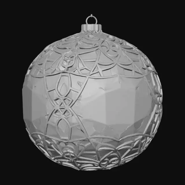 3D model for Ornate Gleam Sphere, #Christmas2025#