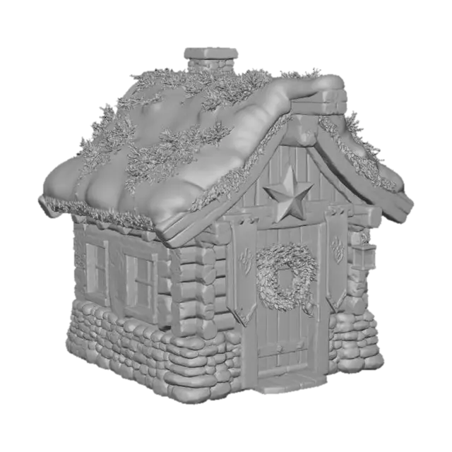 3D model for Winter Cabin, #Christmas2025#