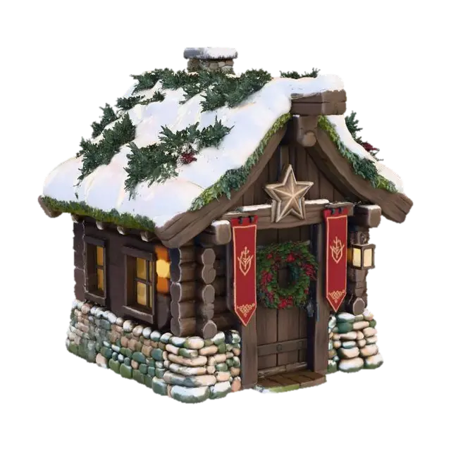 3D model for Winter Cabin, #Christmas2025#