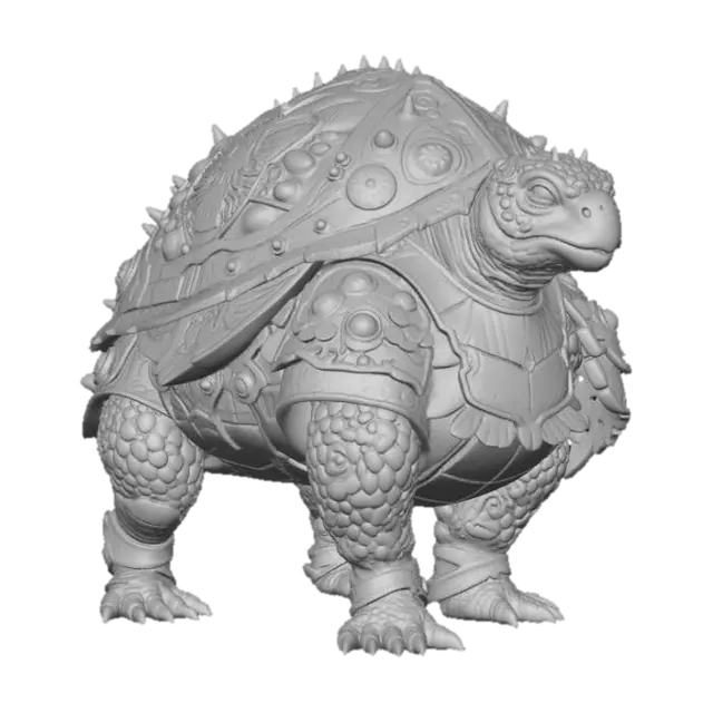 3D model for Mosaic Armored Turtle