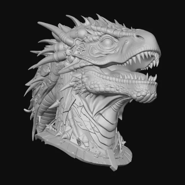 3D model for Clockwork Dragon