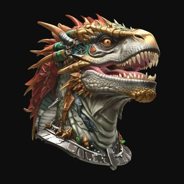 3D model for Clockwork Dragon