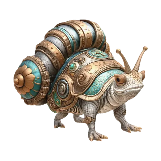 3D model for Clockwork Snail