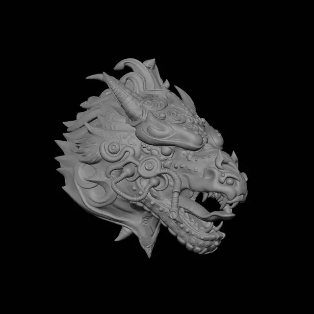 3D model for Iron Wyrm Mask