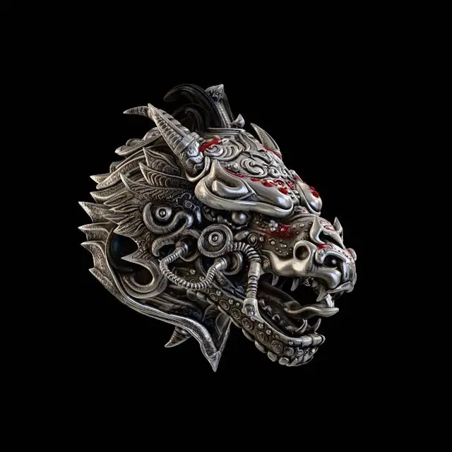 3D model for Iron Wyrm Mask