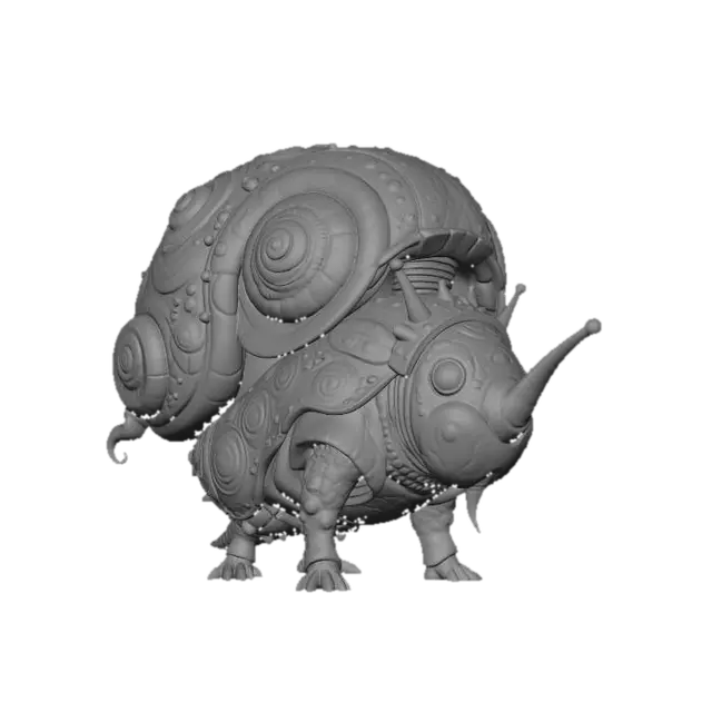 3D model for Clockwork Snail