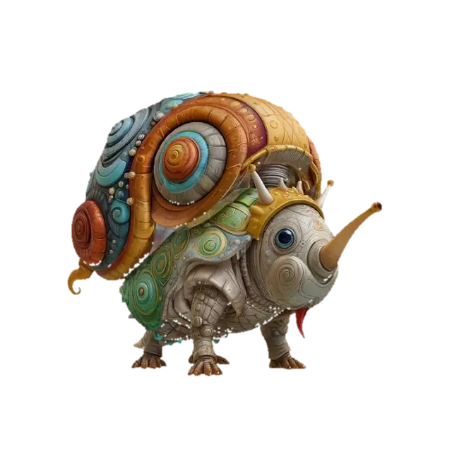 3D model for Clockwork Snail