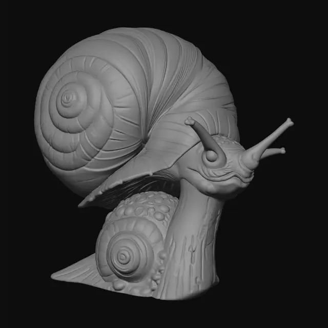 3D model for Spiral Guardian in the Garden