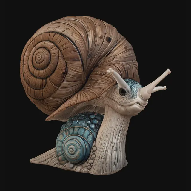 3D model for Spiral Guardian in the Garden