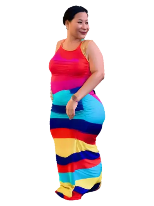 Tibetan woman 5 3D model, vytvořený pomocí AI