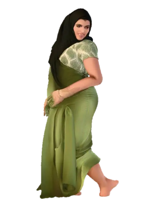 Arab woman 2 - Olive Elegance 3D model, vytvořený pomocí AI
