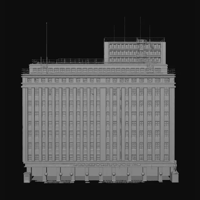 3D model for Kontorhaus Hamburg