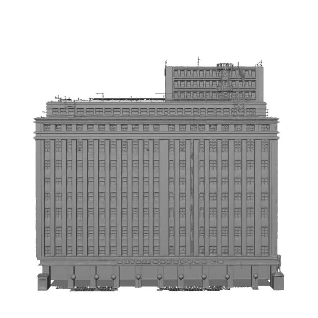 3D model for Kontorhaus Hamburg