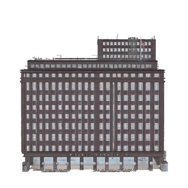 3D model for Kontorhaus Hamburg