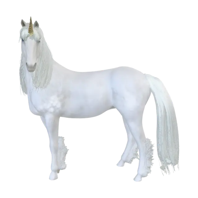 3D model for White Unicorn by a Quiet Stream