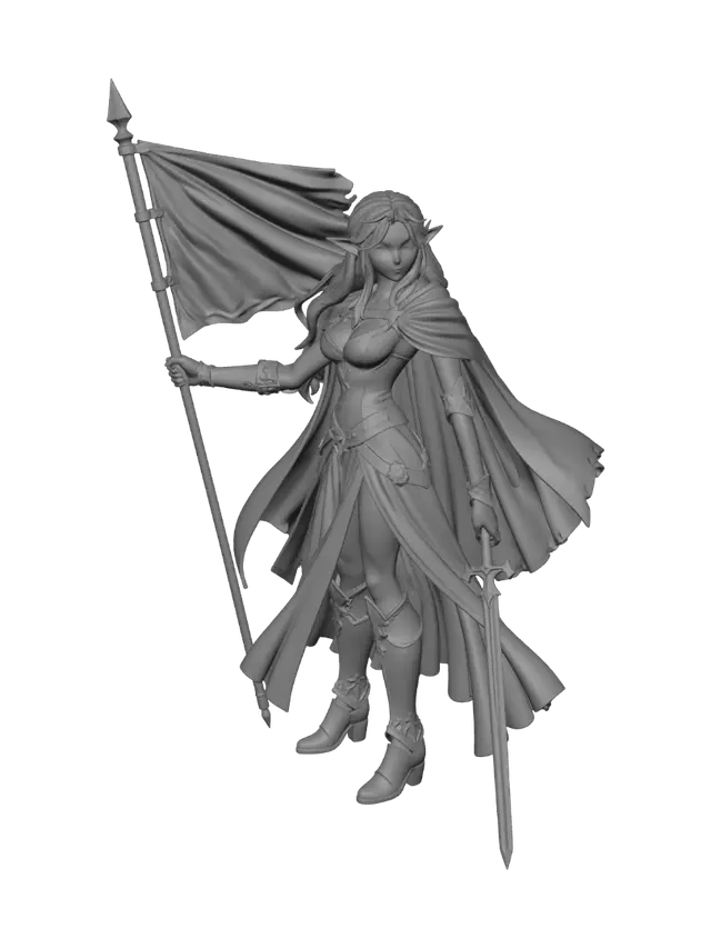 3D model for Flagbearer of France