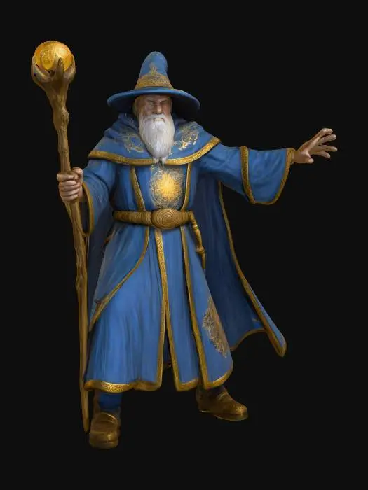 3D model for Knight of the Griffin Crest_Mage