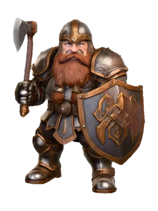 3D model for Dwarven Defender
