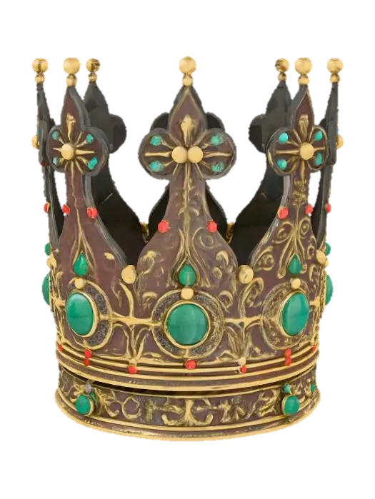 3D model for medieval metal crown