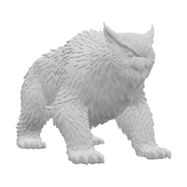 3D model for OwlBear_Skald