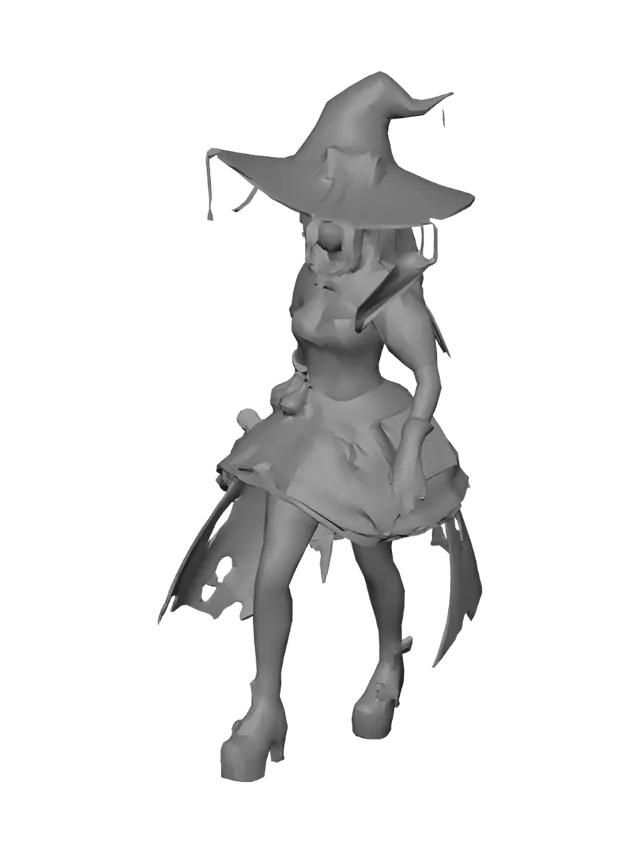 3D model for Moonbound Witch