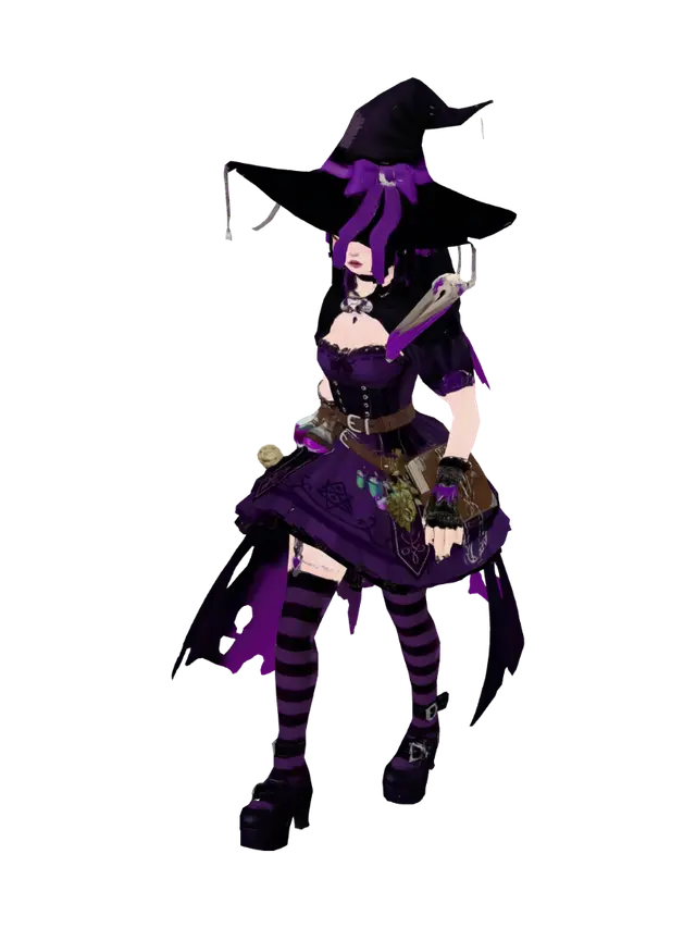 3D model for Moonbound Witch