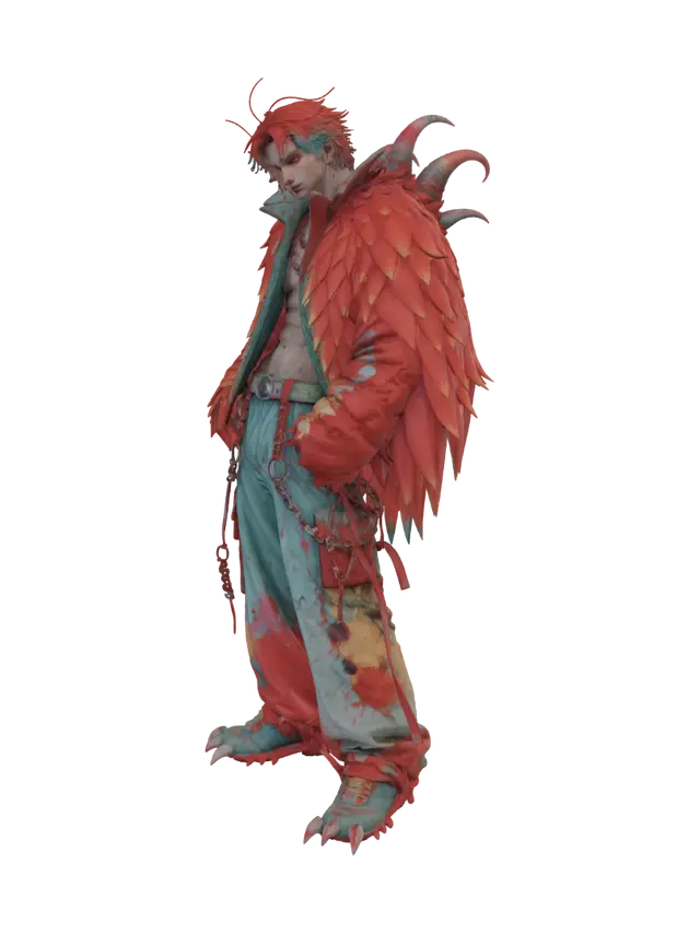 3D model for Crimson Dragon Ascendant