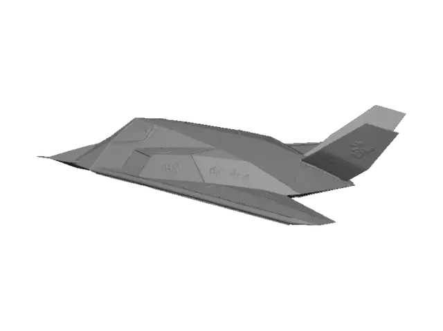 3D model for Neon Blueprint Jet