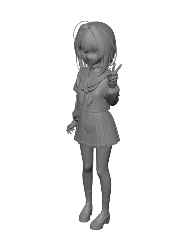 3D model for Neon Violet Peace
