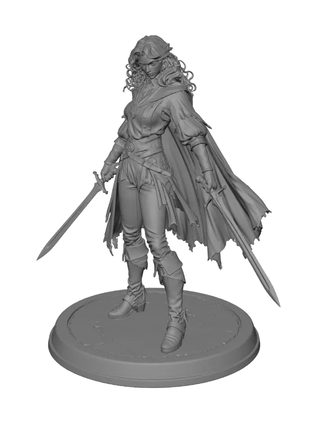 3D model for Crimsonblade Elven Warrior