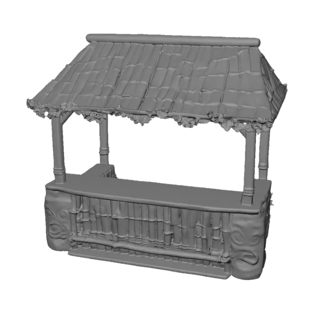 3D model for Bamboo Tiki Bar