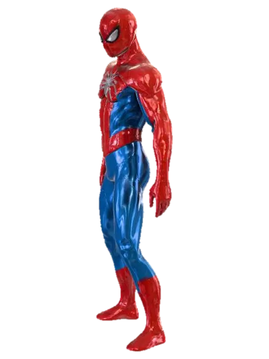 Spider Hero - Spiderman 3D model, vytvořený pomocí AI