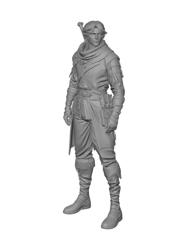 3D model for Wanderer of the Iron Path