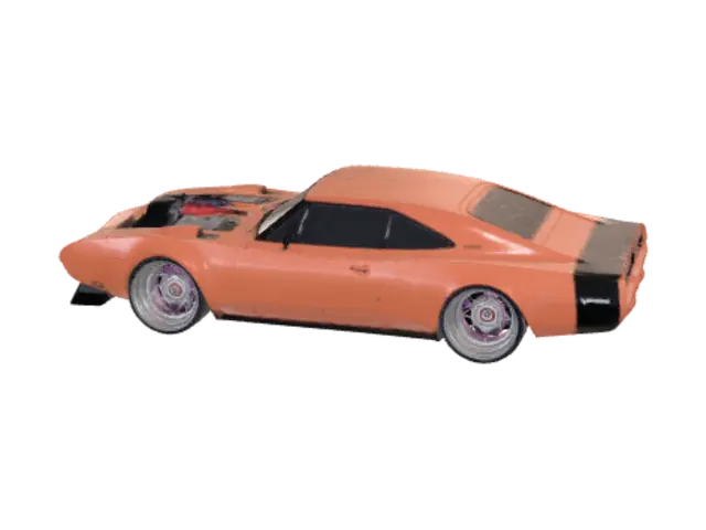 3D model for Orange Fury Mopar Pro Street