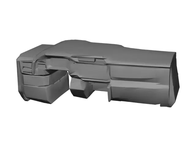 3D model for Neon Starship Console