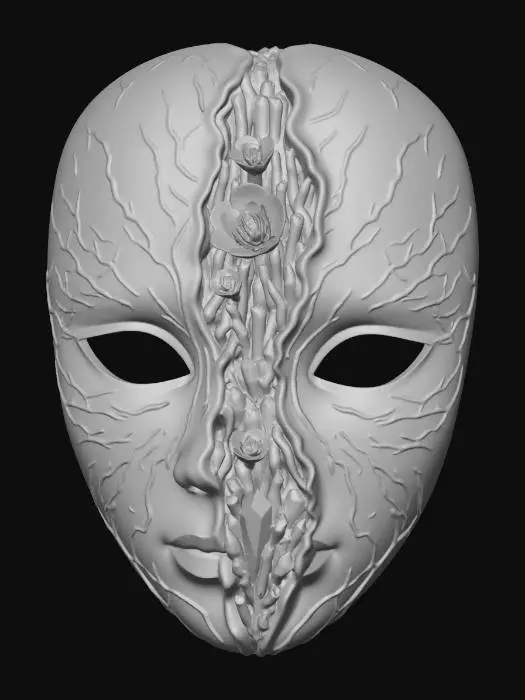 3D model for Crystalline Vein Mask