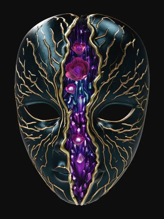 3D model for Crystalline Vein Mask