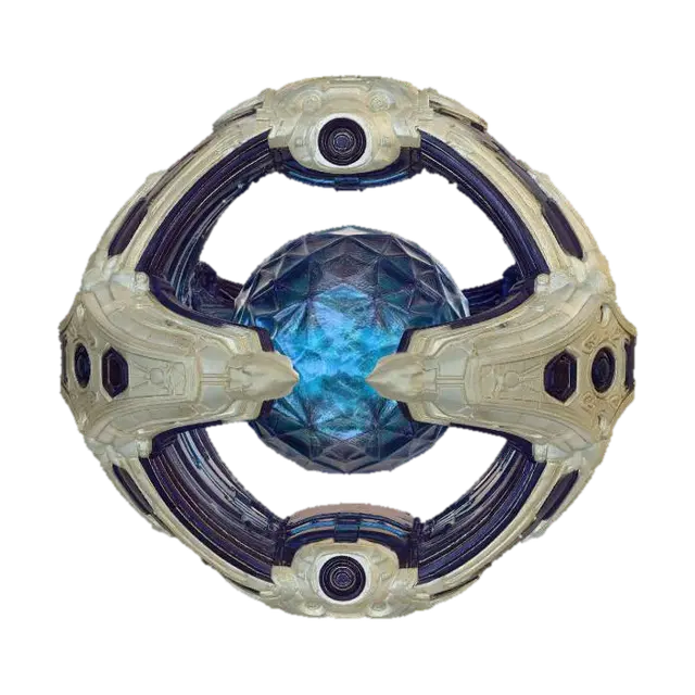 Azure Nexus - Project 3D model, vytvořený pomocí AI
