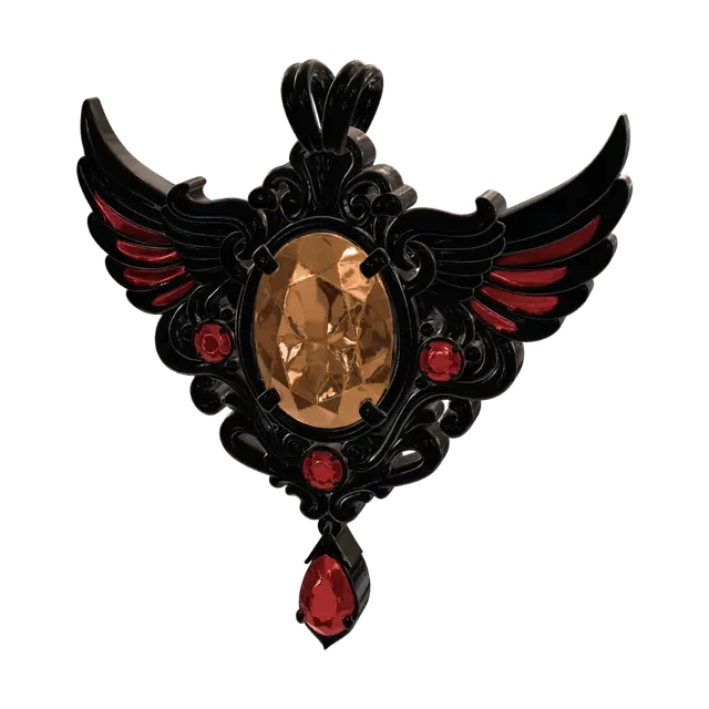 3D model for Phoenix Wing Pendant