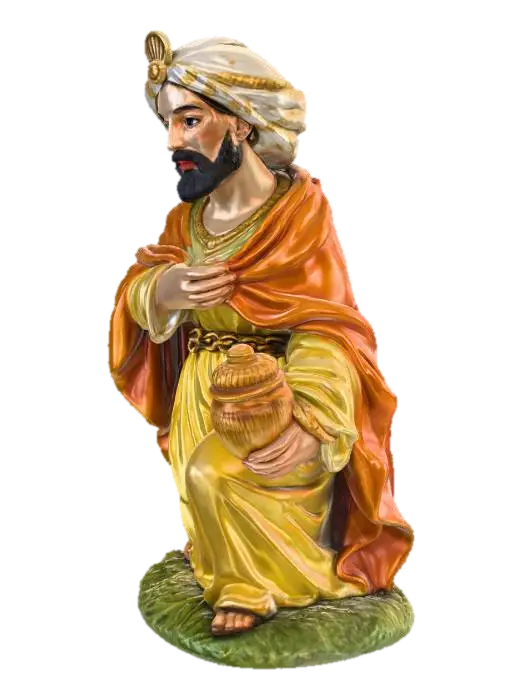 Rey mago 3D model, vytvořený pomocí AI