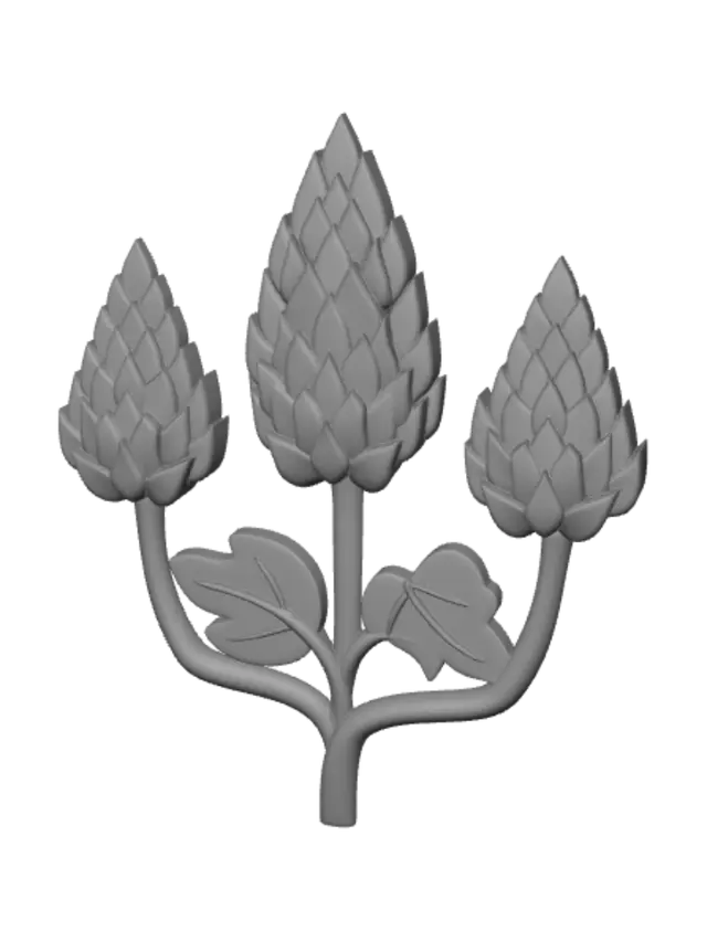 3D model for Triple Artichoke