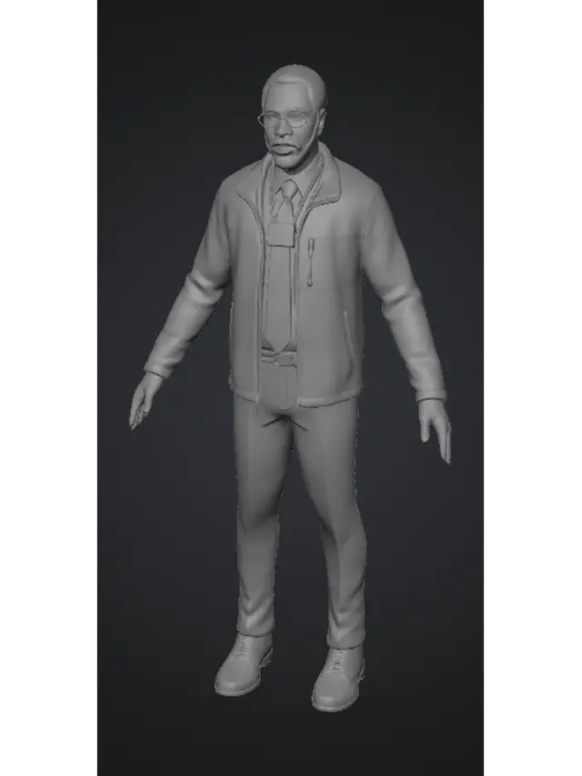 3D model for Midnight Cinema Portrait