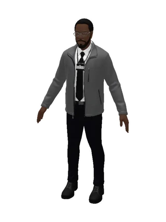 3D model for Midnight Cinema Portrait