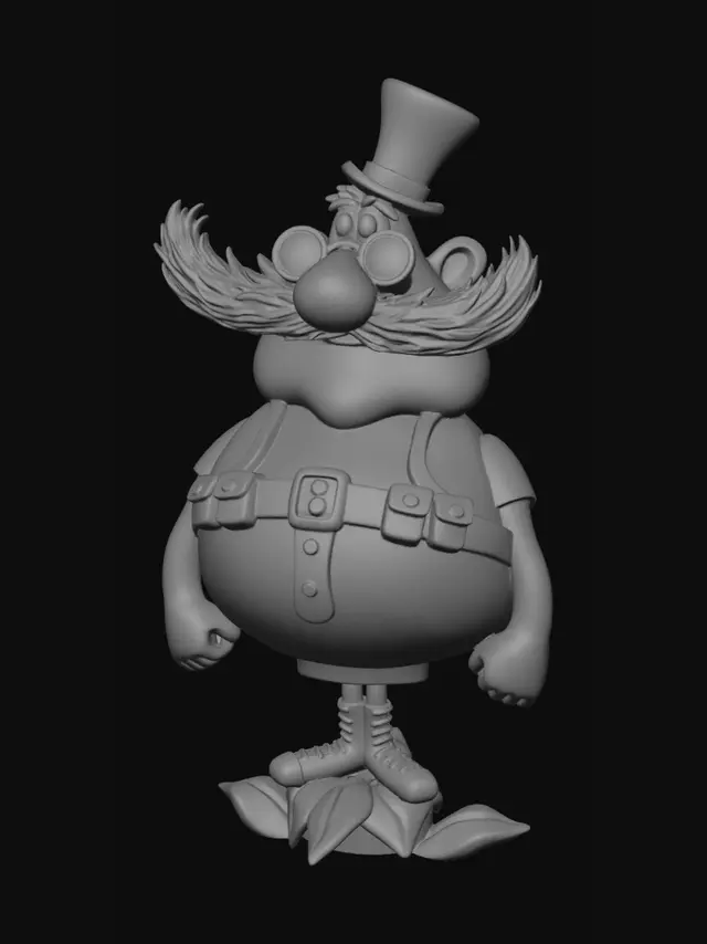3D model for Captain Stripebeard