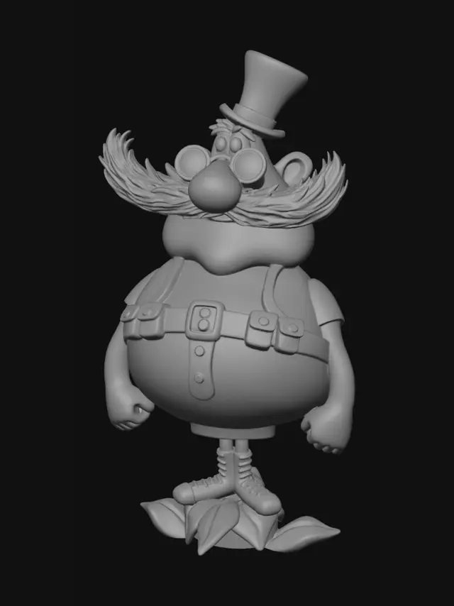 3D model for Captain Stripebeard
