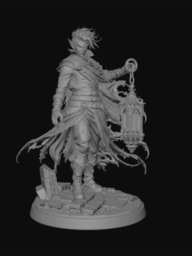 3D model for Lanternbound Warden