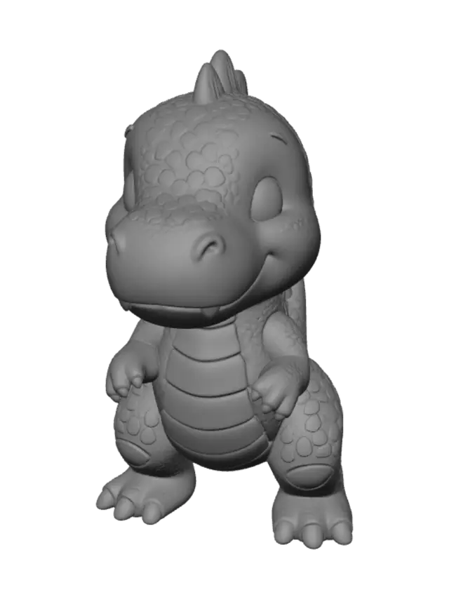 3D model for Pastel Rainbow Dino