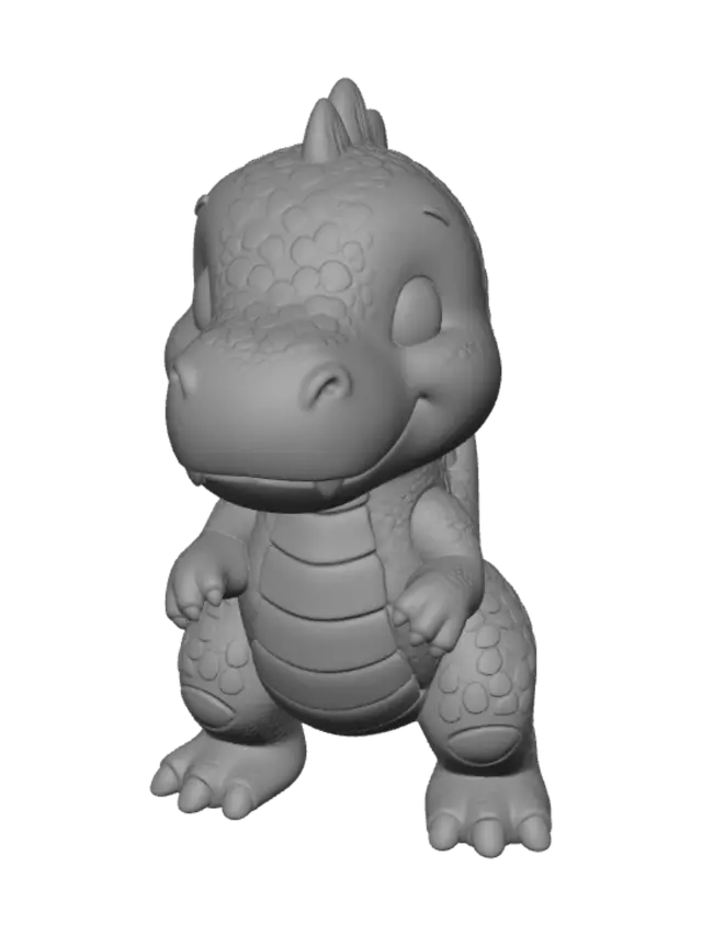 3D model for Pastel Rainbow Dino