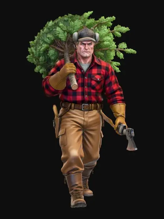 3D model for Lumberjack's Journey