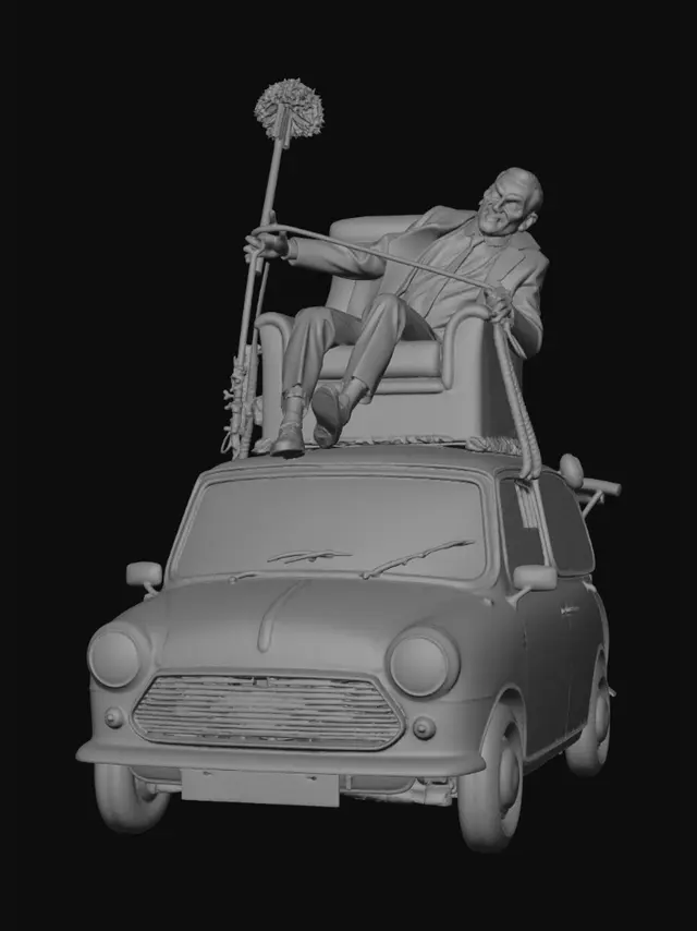 3D model for Sofa on a Mini
